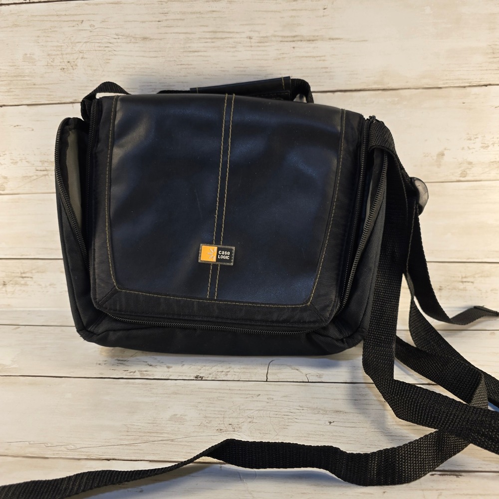 Case Logic Black Camera‎ Messenger Bag Shoulder Strap Padded Electronics Case